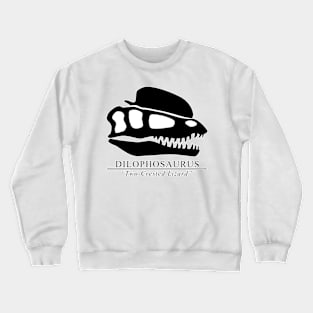 Dilophosaurus Skull Crewneck Sweatshirt